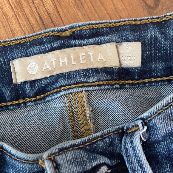 Athleta ankle length jeans size 2 - Picture 2 of 4